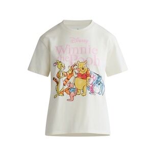 Disney Winnie the Pooh And Friends Short Sleeve Tee - Cream